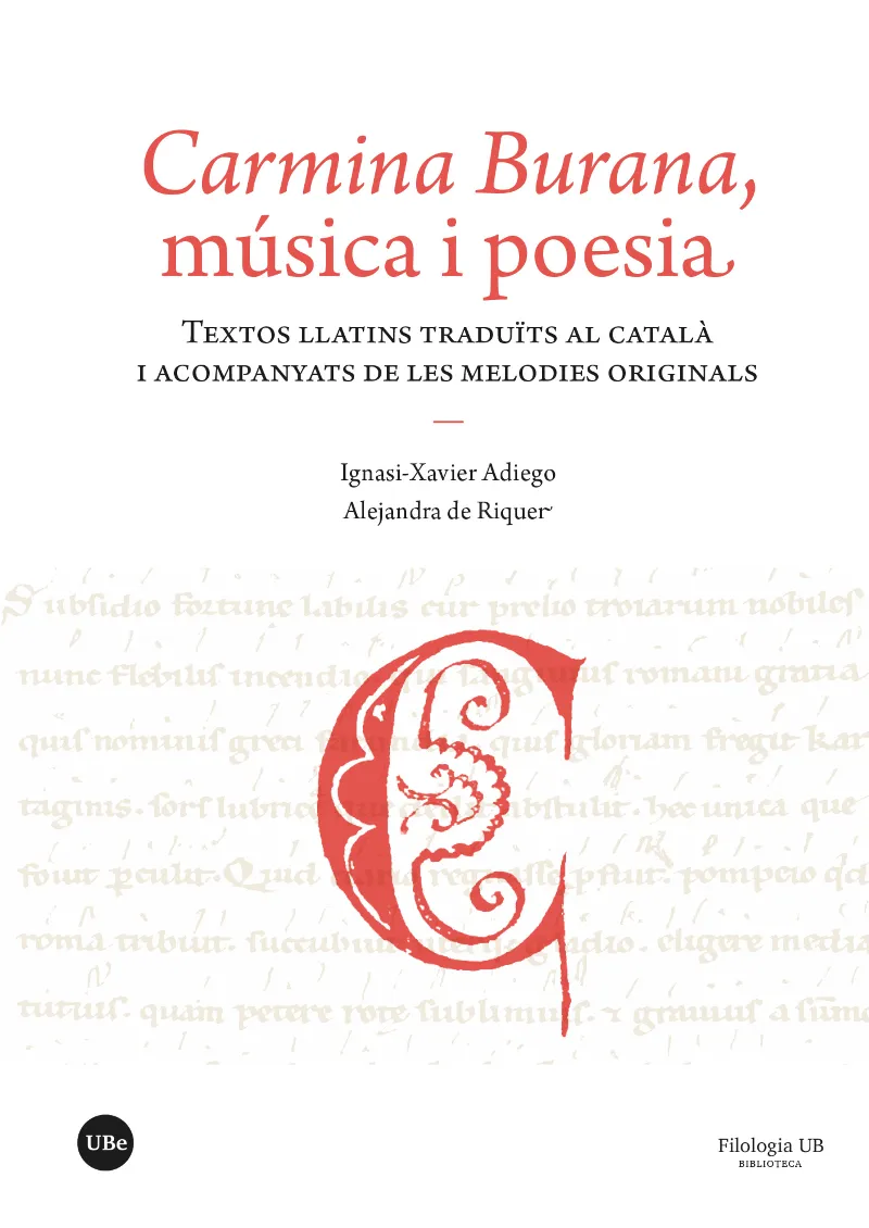 CARMINA BURANA, MÚSICA I POESIA