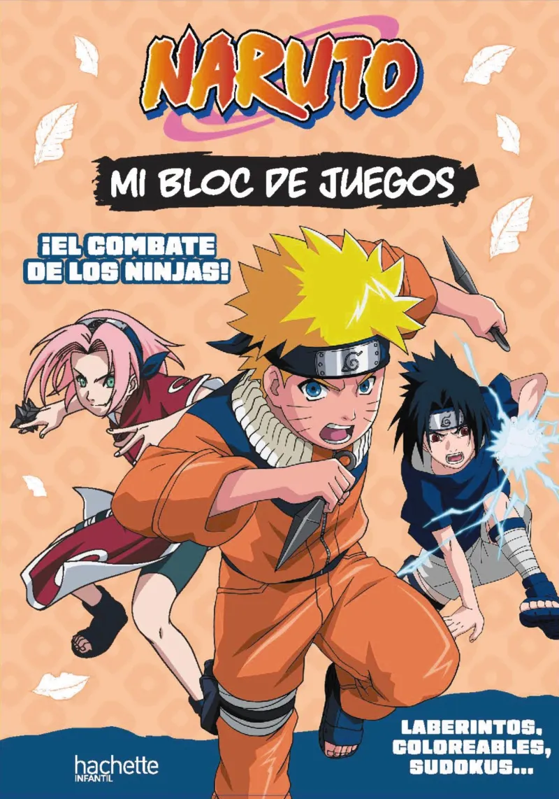 MI BLOC DE JUEGOS NARUTO. EL COMBATE DE LOS NINJAS