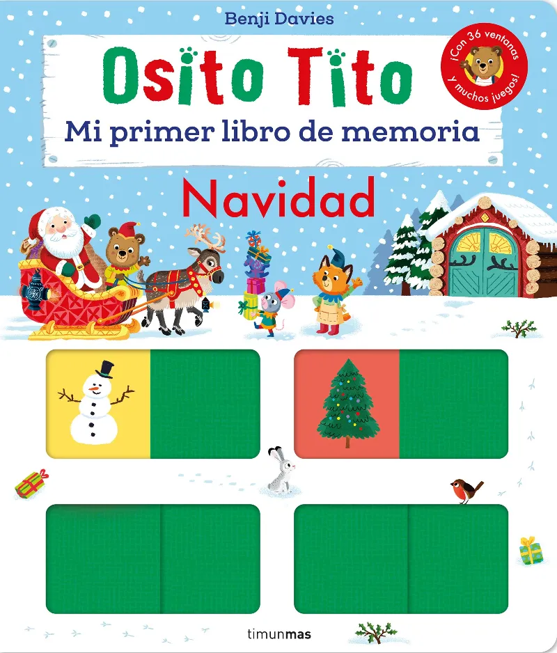 OSITO TITO: MI PRIMER LIBRO DE MEMORIA: NAVIDAD