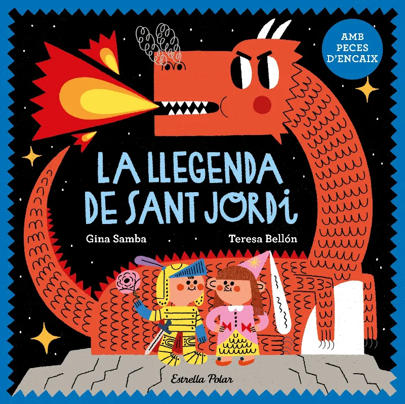 La llegenda de Sant Jordi (amb peces d'encaix)