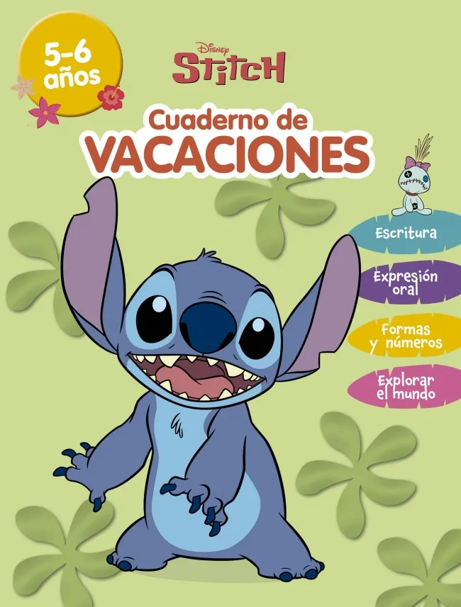 STITCH(CUADERNO DE VACACIONES 5-6 AÑOS)