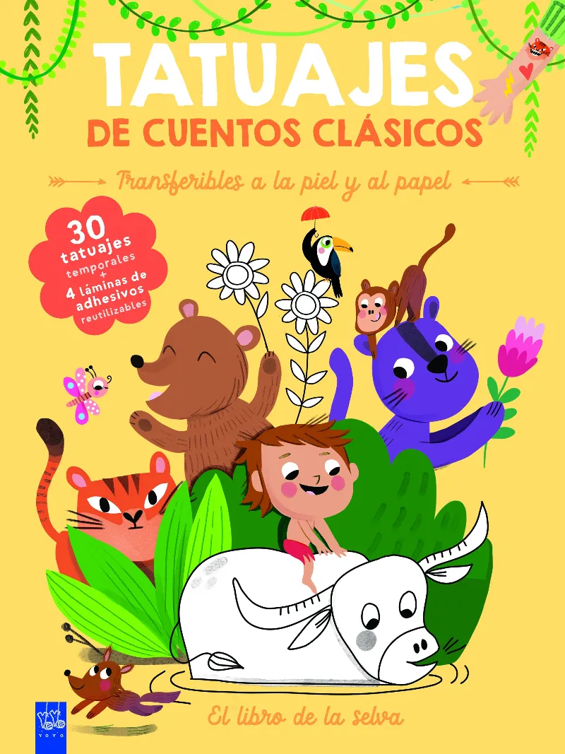 TATUAJES DE CUENTOS CLÁSICOS. EL LIBRO DE LA SELVA