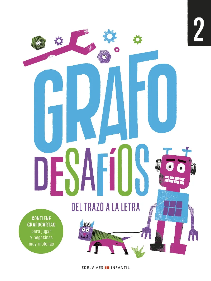 GRAFO DESAFÍOS, DEL TRAZO A LA LETRA, CUADERNO 2