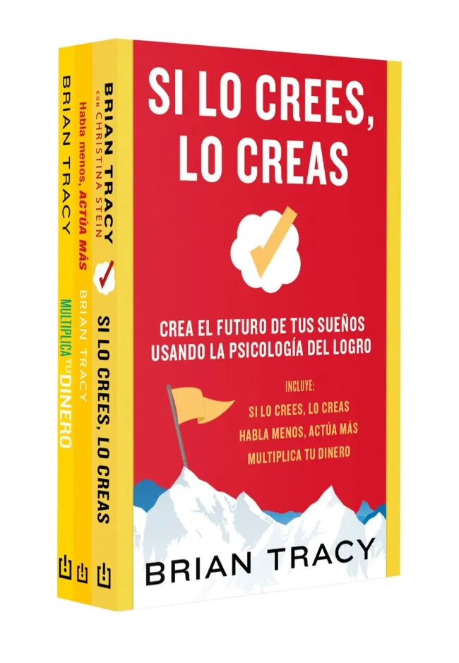 PACK BRIAN TRACY - SI LO CREES LO CREAS | HABLA MENOS, ACTÚA MÁS | MULTIPLICA TU DINERO-