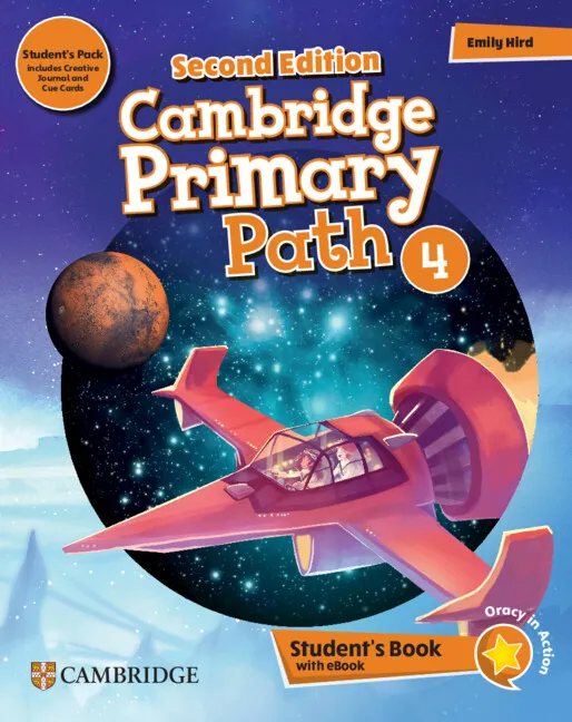 CAMBRIDGE PRIMARY PATH LEVEL 4 STUDENT`S BOOK WITH MY CREATIVE JOURNAL, CUE CARD