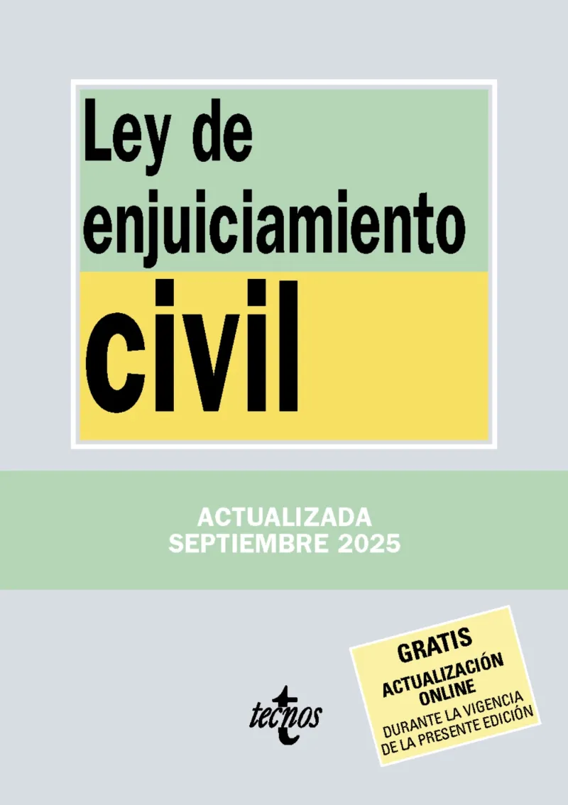 LEY DE ENJUICIAMIENTO CIVIL(9ª EDICIÓN 2025)