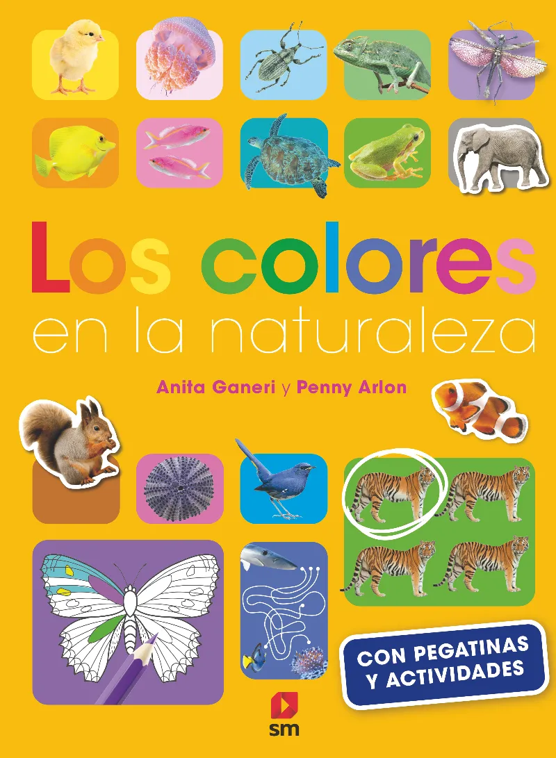LOS COLORES EN LA NATURALEZA (CON PEGATINAS Y ACTIVIDADES)