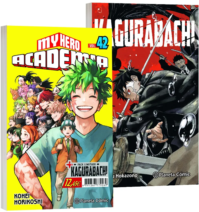 MY HERO ACADEMIA Nº 42 + KAGURABACHI Nº 01 (PACK ESPECIAL)
