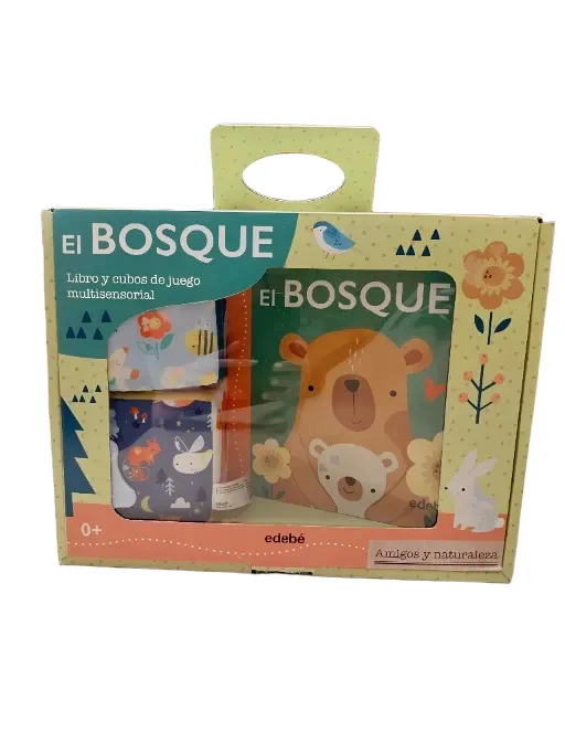 EL BOSQUE. LIBRO Y CUBOS DE JUEGO MULTISENSORIAL