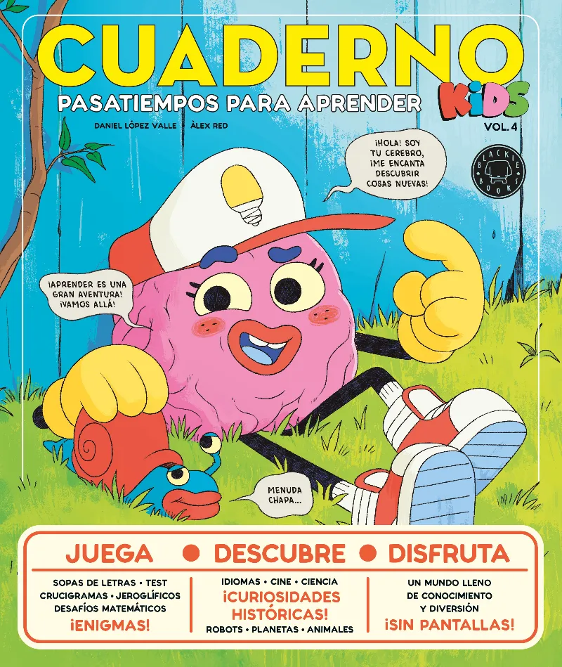 CUADERNO KIDS VOL. 4 -PASATIEMPOS PARA APRENDER-