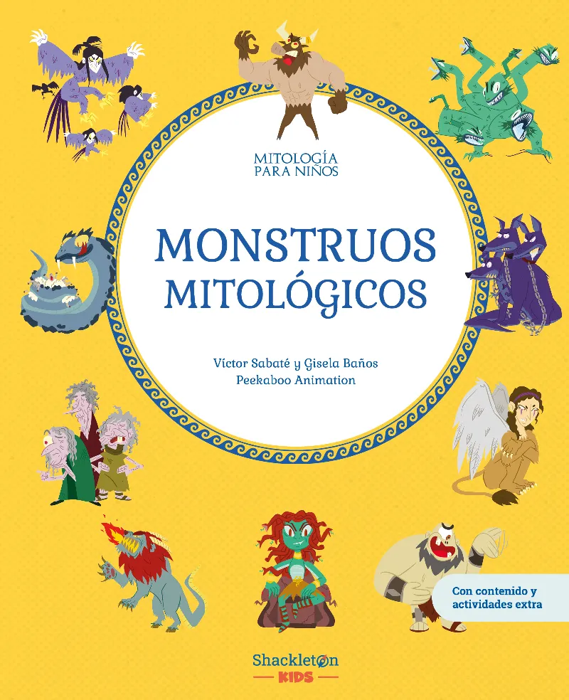 MONSTRUOS MITOLÓGICOS | LIBRO INFANTIL CON JUEGOS Y ACTIVIDADES EXTRA | DESCUBRE