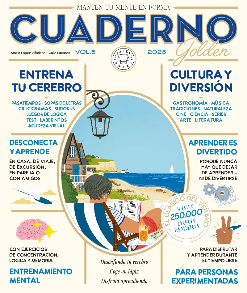 CUADERNO GOLDEN VOL. 5 -MANTEN TU MENTE EN FORMA-