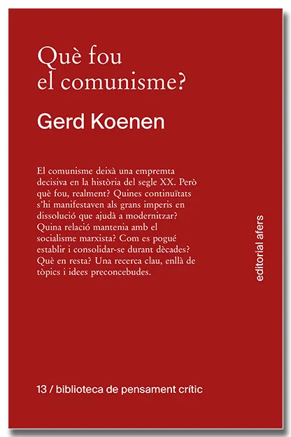 QUÈ FOU DEL COMUNISME?