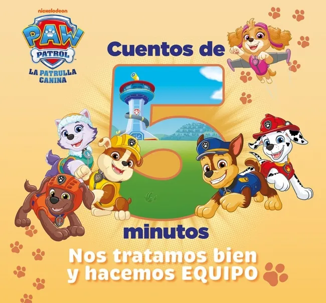 PAW PATROL | PATRULLA CANINA. RECOPILATORIO DE CUENTOS - CUENTOS DE 5 MINUTOS. N