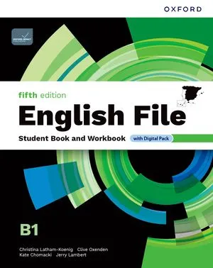 ENGLISH FILE B1 SB + WB WITHOUT KEY KEY PACK 5ED