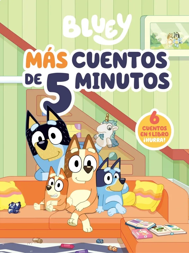 BLUEY MÁS CUENTOS DE 5 MINUTOS (EDICIÓN EN ESPAÑOL)