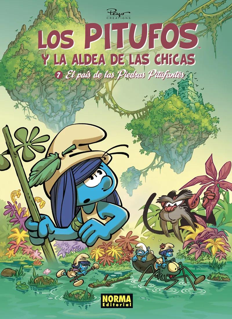 LOS PITUFOS Y LA ALDEA DE LAS CHICAS 07: EL PAIS DE LAS PIEDRAS PITUFANTES