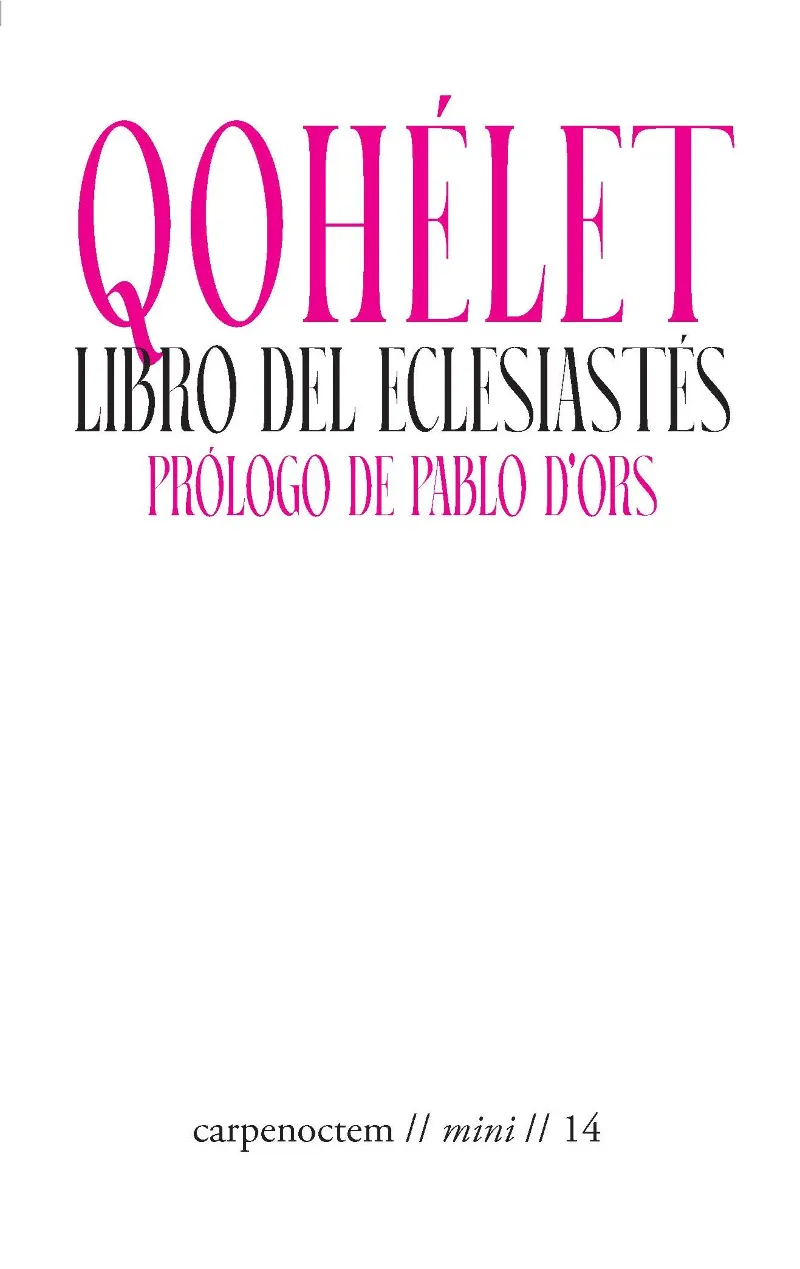 QOHÉLET