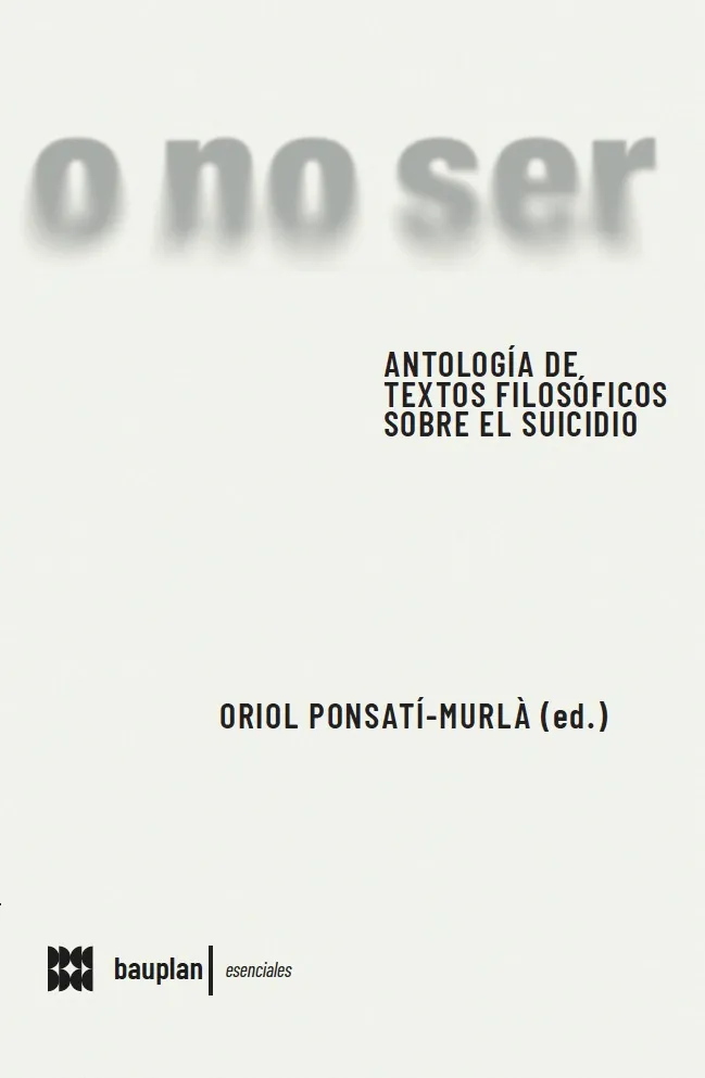 ANTOLOGIA DE TEXTOS FILOSÒFICS SOBRE EL SUÏCIDI