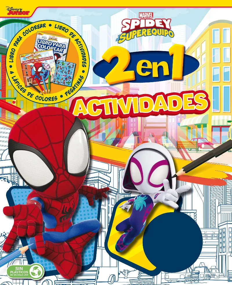 SPIDEY Y SU SUPEREQUIPO. ACTIVIDADES 2 EN 1