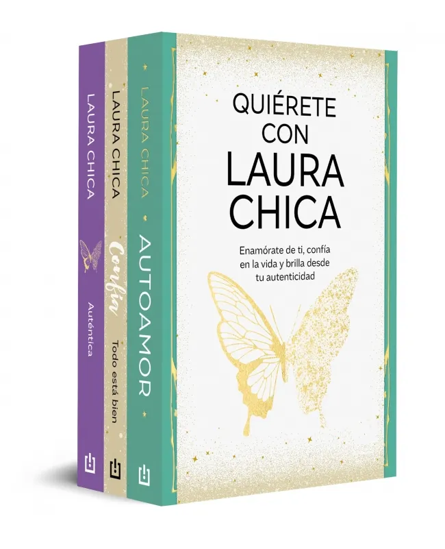 PACK QUIÉRETE CON LAURA CHICA (CONTIENE: AUTOAMOR | CONFÍA. TODO ESTÁ BIEN | AUTÉNTICA)