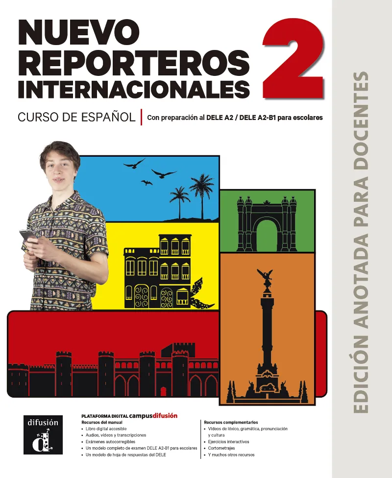 NUEVO REPORTEROS INTERNACIONALES 2 ED.ANOTADA PARA DOCENTES