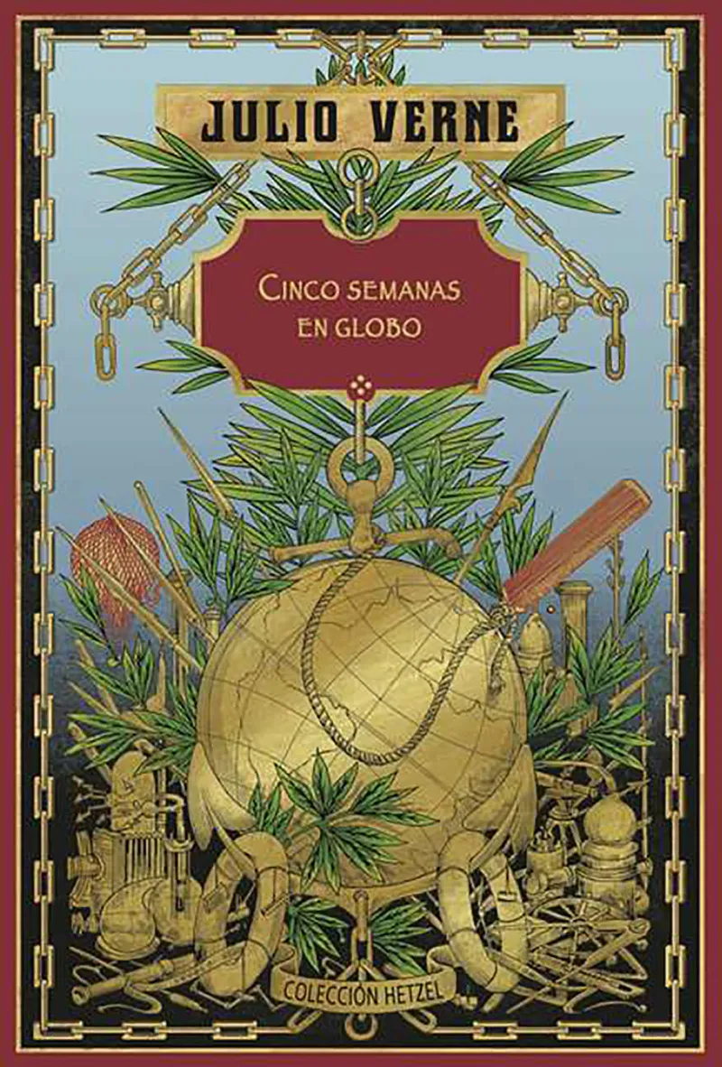 CINCO SEMANAS EN GLOBO -ILUSTRADO-