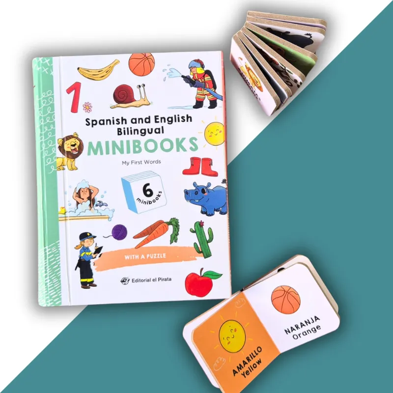 SPANISH AND ENGLISH BILINGUAL MINIBOOKS - MY FIRST WORDS