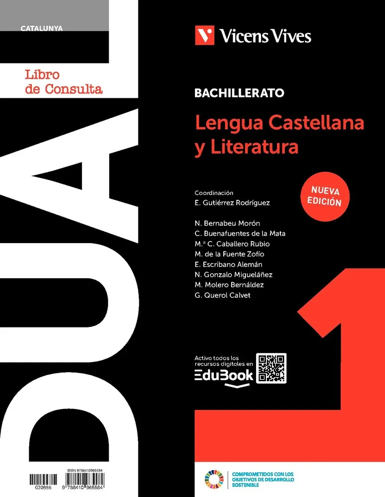 DUAL 1. LENGUA CASTELLANA Y LIT. PARA CATALUNYA. LIBRO, ACT Y DIGITAL. NUEVA EDI