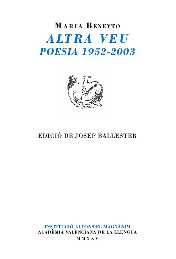 ALTRA VEU. POESIA (1952-2003)