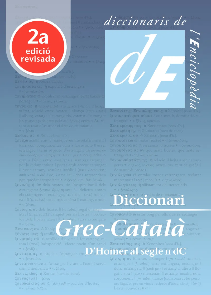 DICCIONARI GREC-CATALÀ.D'HOMER AL S.II DC