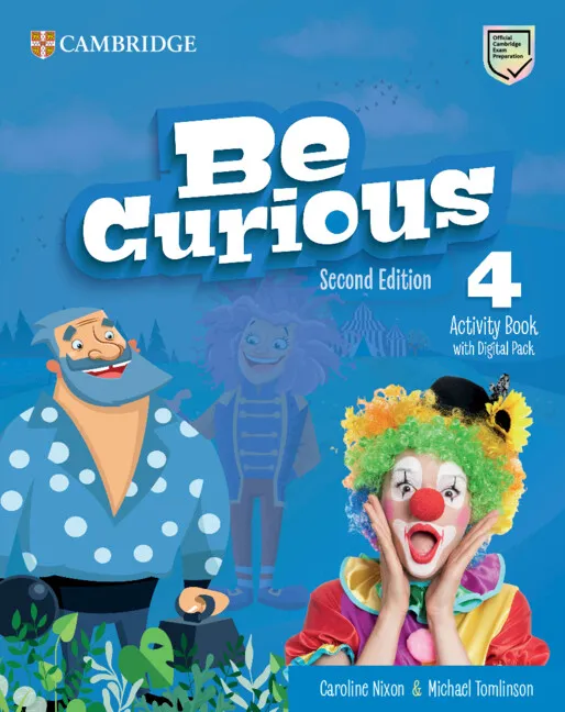 BE CURIOUS LEVEL 4 ACTIVITY BOOK AND HOME BOOKLET WITH DIGITAL PACK