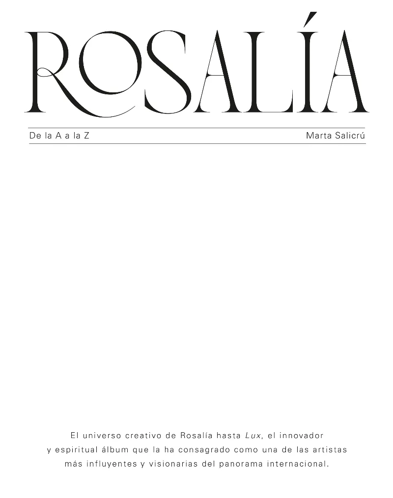 ROSALÍA DE LA A A LA Z