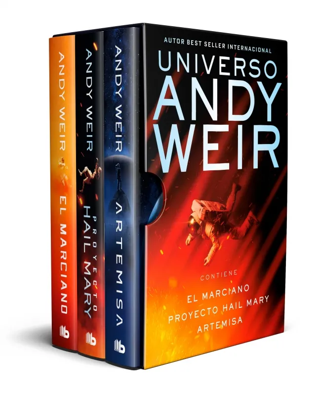 UNIVERSO ANDY WEIR (EDICIÓN ESTUCHE CON: EL MARCIANO | PROYECTO HAIL MARY | ARTEMISA9