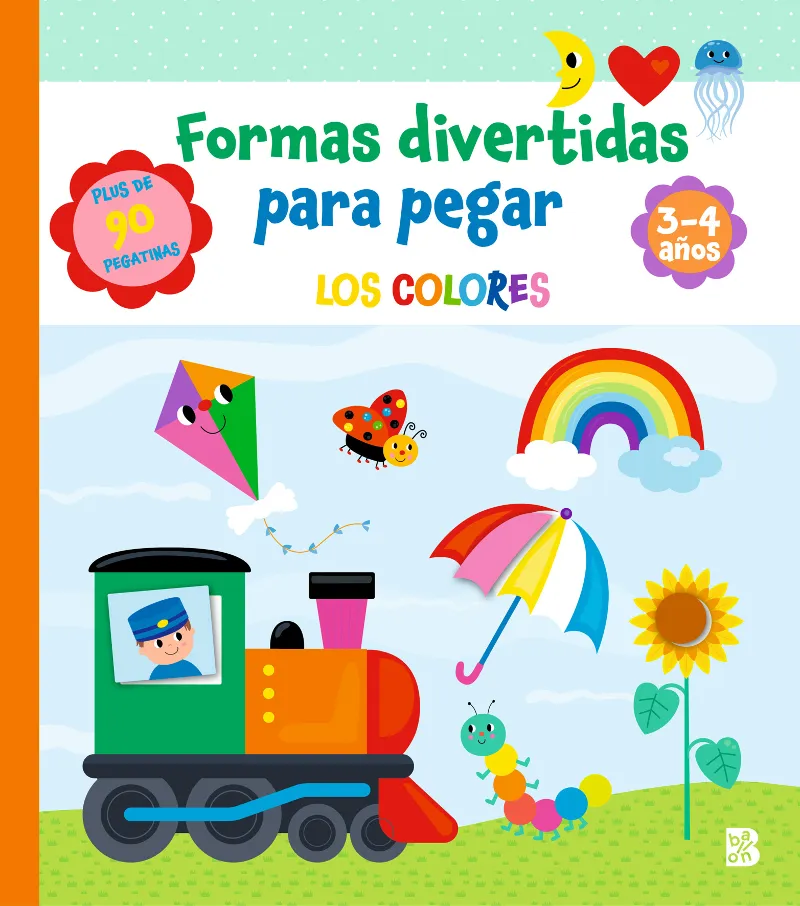 FORMAS DIVERTIDAS PARA PEGAR - LOS COLORES -3/4 AÑOS-