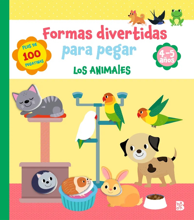 FORMAS DIVERTIDAS PARA PEGAR - LOS ANIMALES -4/5 AÑOS -
