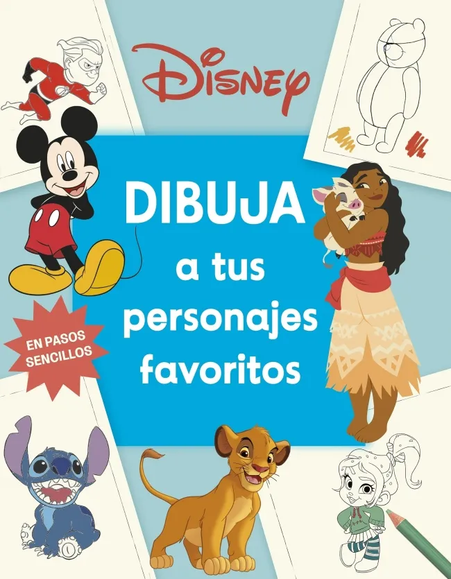 DISNEY DIBUJA A TUS PERSONAJES FAVORITOS