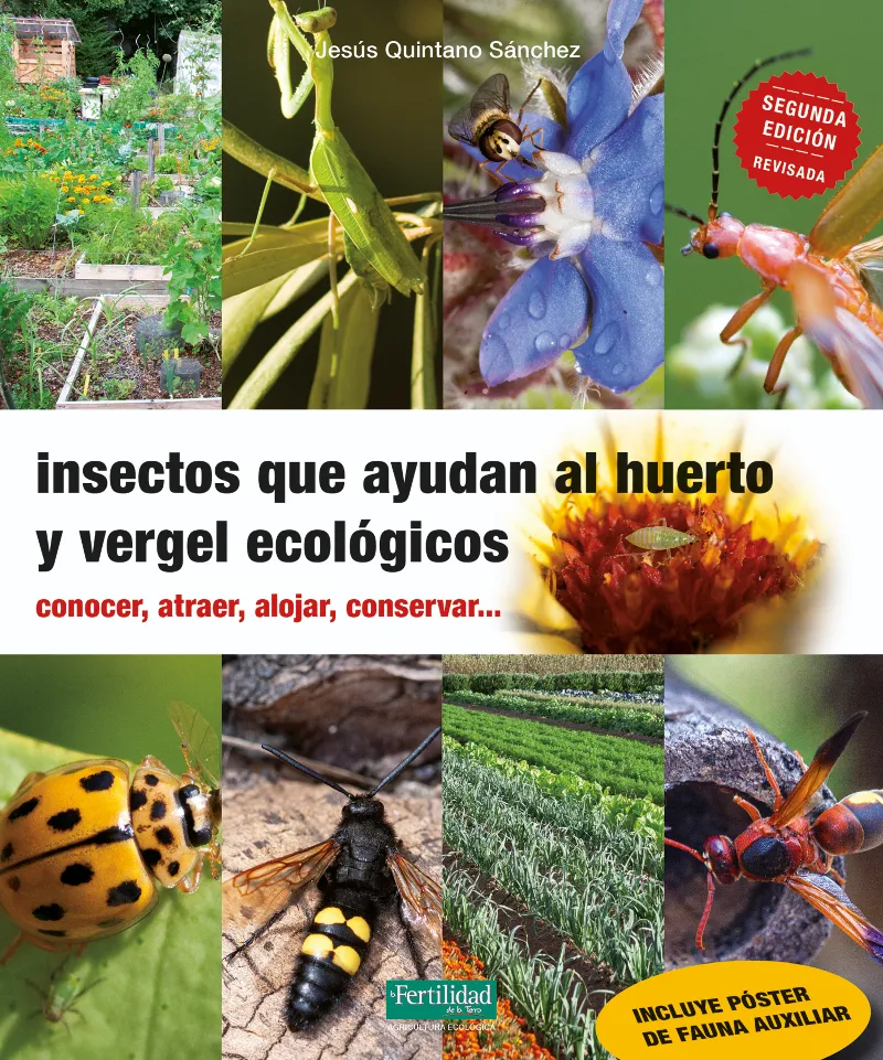 INSECTOS QUE AYUDAN AL HUERTO Y VERGEL ECOLÓGICOS