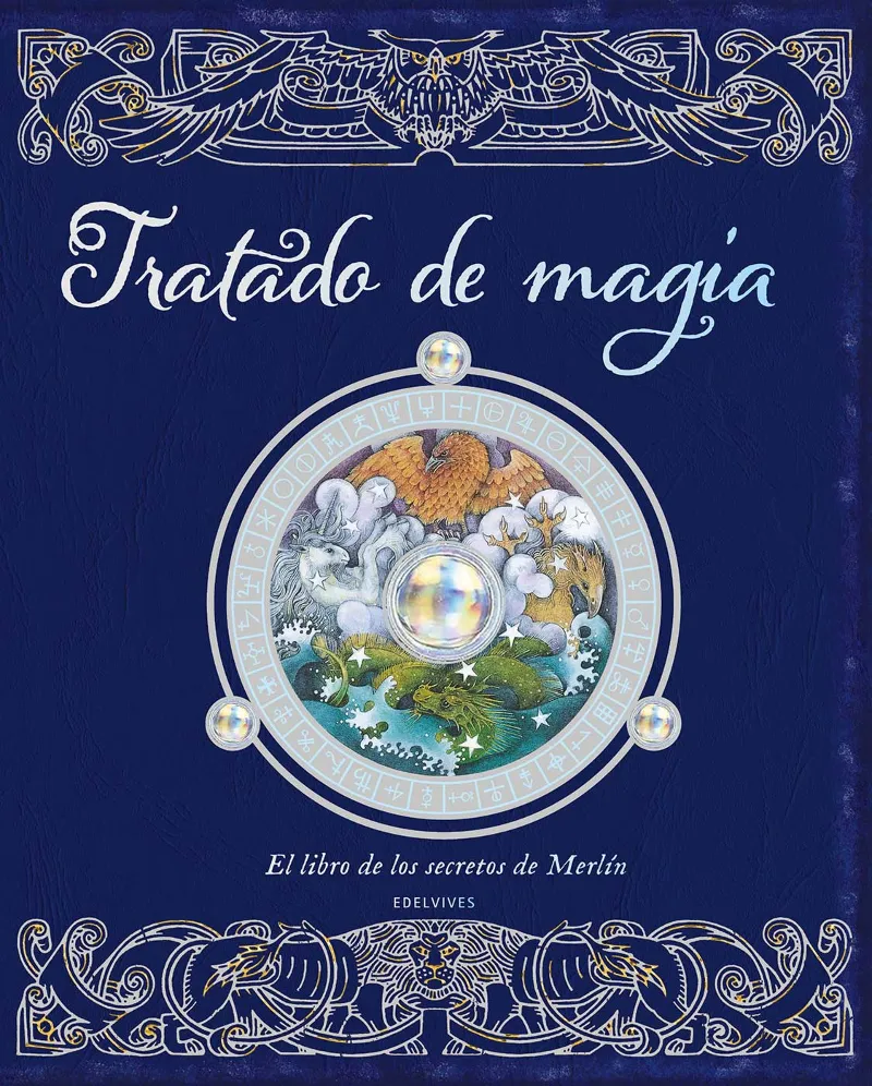 TRATADO DE MAGIA. EL LIBRO DE LOS SECRETOS DE MERLÍN. CON SOLAPAS, CARTAS DE TAROT, MENSAJES EN CLAVE…. + 8 AÑOS