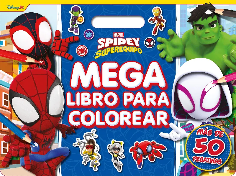 SPIDEY Y SU SUPEREQUIPO. MEGALIBRO PARA COLOREAR