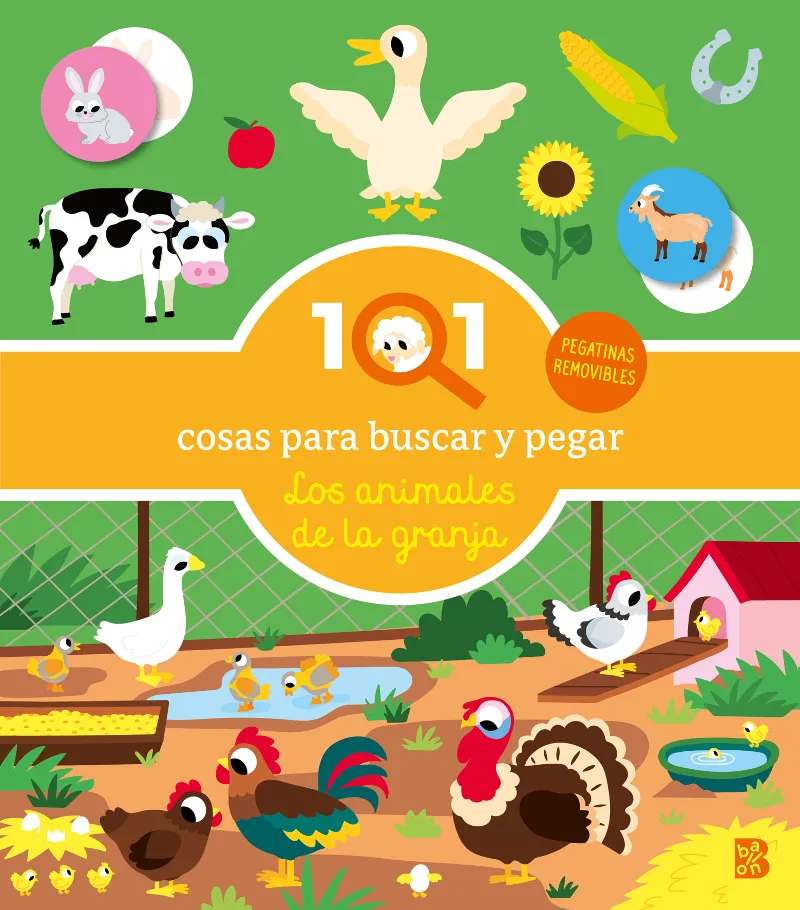 101 COSAS PARA BUSCAR Y PEGAR-LOS ANIMALES DE LA GRANJA