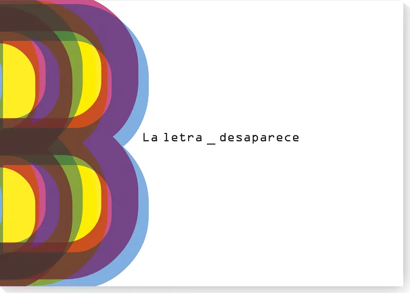LA LETRA B DESAPARECE