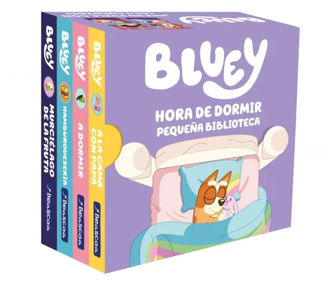 BLUEY.LIBRO JUGUETE.HORA DE DORMIR. PEQUEÑA BIBLIOTECA