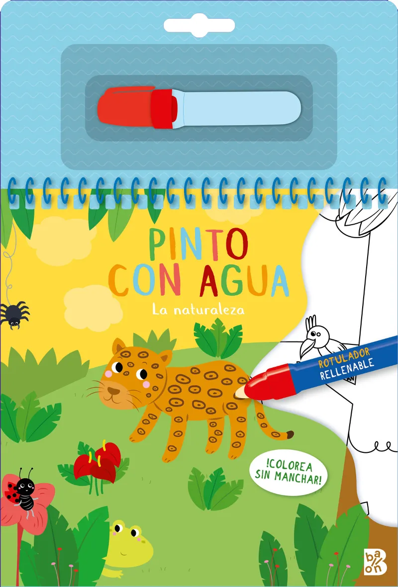 PINTO CON AGUA - LA NATURALEZA