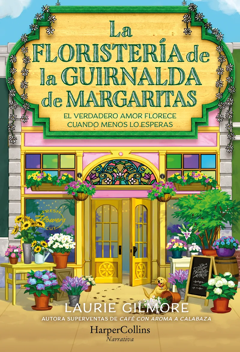 LA FLORISTERÍA DE LA GUIRNALDA DE MARGARITAS