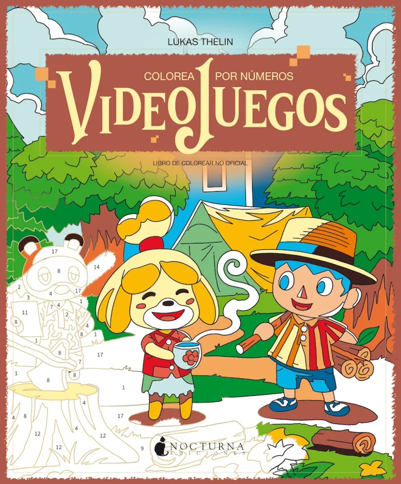 COLOREA POR NÚMEROS: VIDEOJUEGOS