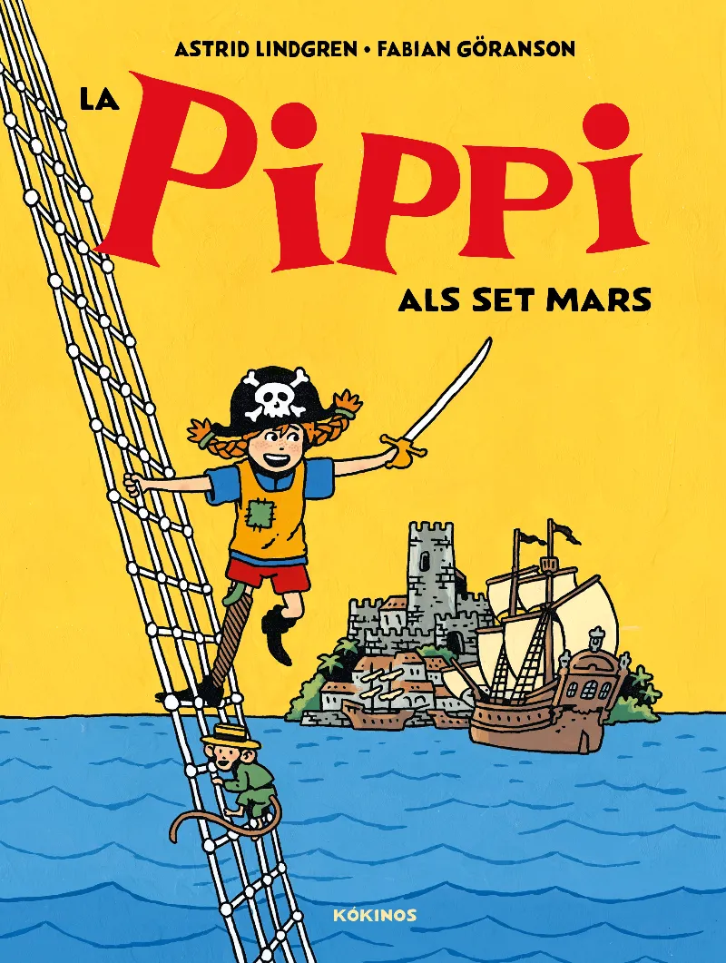 La Pippi als set mars