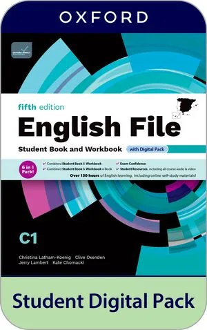 ENGLISH FILE C1.1 SB + WB WITHOUT KEY KEY 5ED