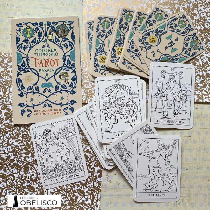 COLOREA TU PROPIO TAROT + CARTAS