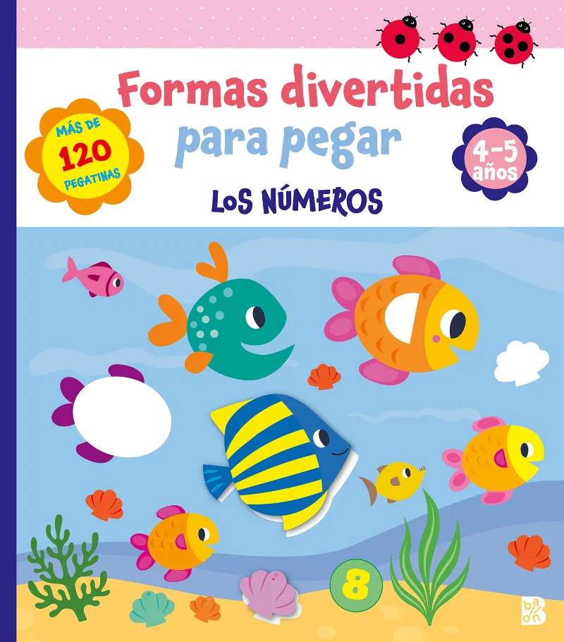 FORMAS DIVERTIDAS PARA PEGAR - LOS NÚMEROS -4/5 AÑOS-